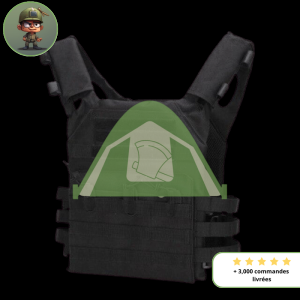 Gilet tactique Molle (avec poches avant et arrière pour plaque) Gilet tactique Boutique Survivalisme | La boutique de survie